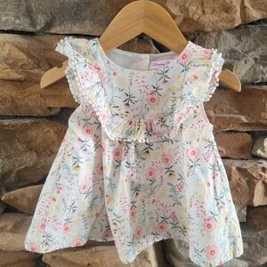 Tommy Bahama Pink Floral Baby Dress